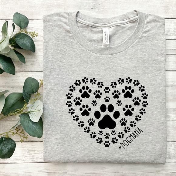 Bella Canvas Tops - #Dogmama Tshirt